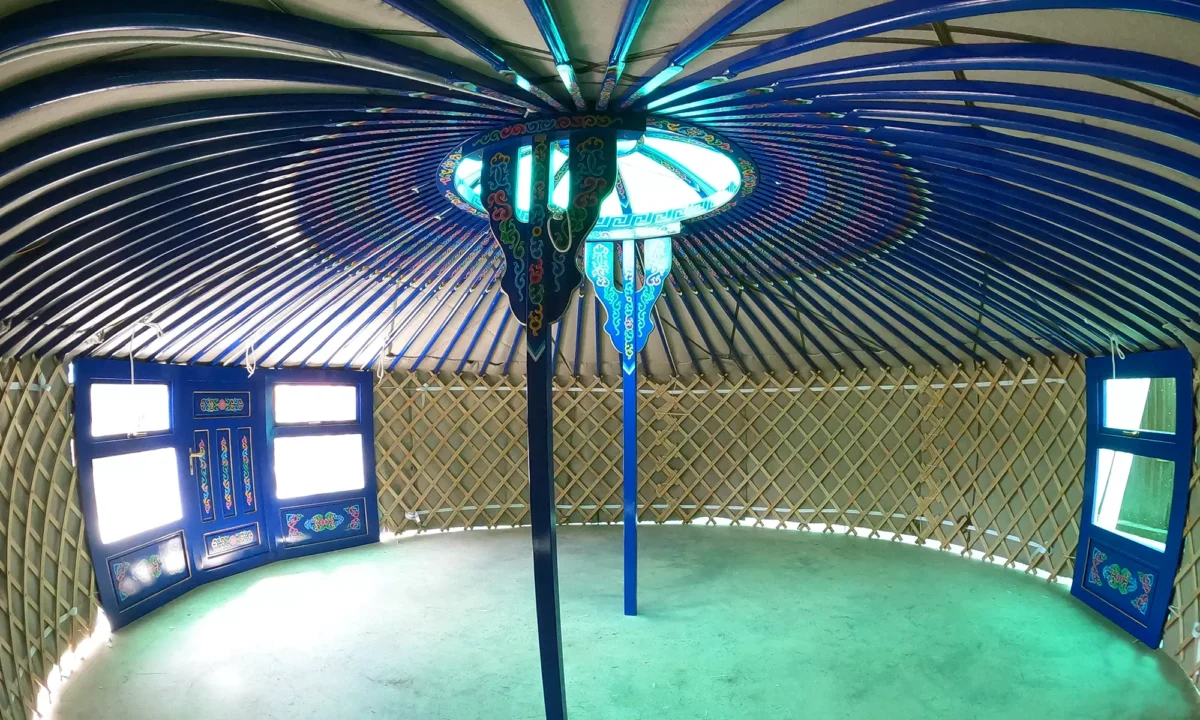 A 22t yurt with 2 front windows (Yurt #22329) - Image 3