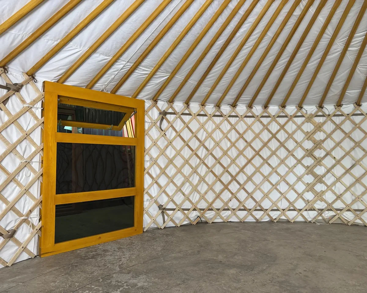 A 22ft yurt with 3 windows (Yurt #25371) - Image 4