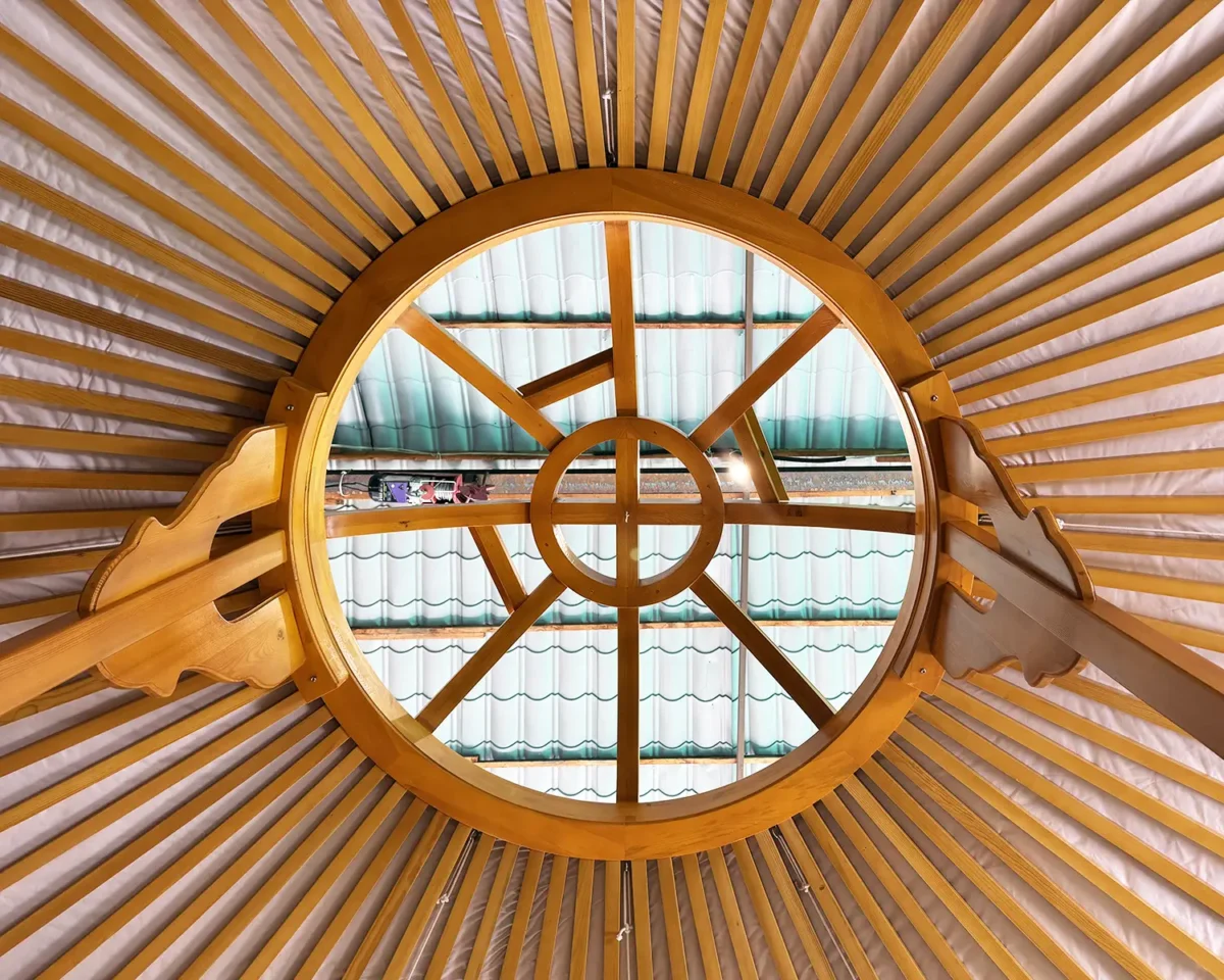 A 22ft yurt with 3 windows (Yurt #25371) - Image 5