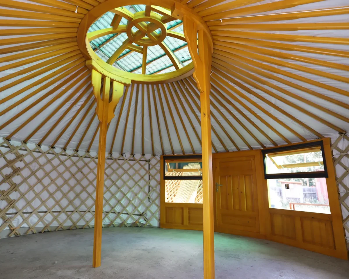A 19ft yurt with 2 front windows (Yurt #25372) - Image 9