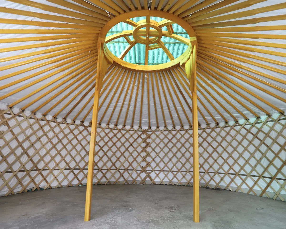 A 19ft yurt with 2 front windows (Yurt #25372) - Image 6