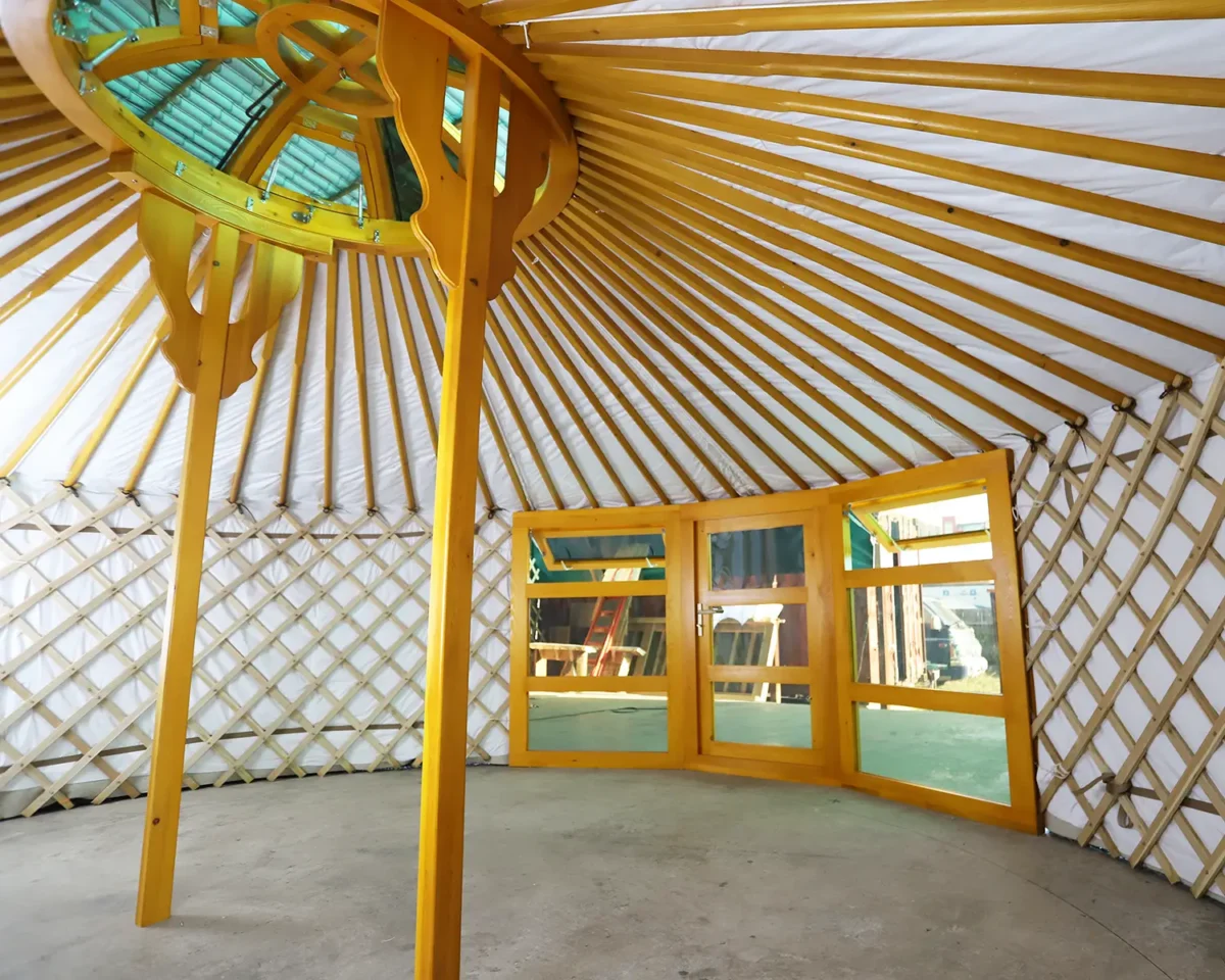 A 19ft yurt with 2 front windows (Yurt #25373) - Image 6