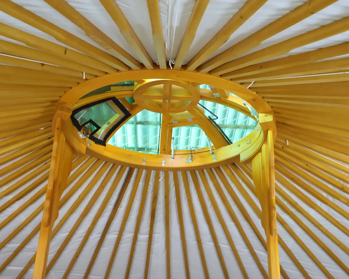 A 19ft yurt with 2 front windows (Yurt #25373) - Image 3