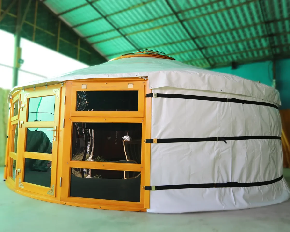 A 19ft yurt with 2 front windows (Yurt #25373) - Image 2