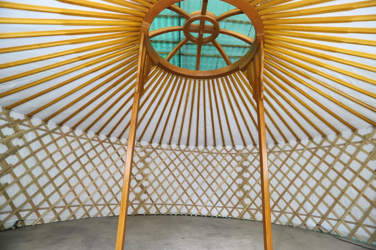 A 19ft yurt with 2 front windows (Yurt #23344) - Image 2