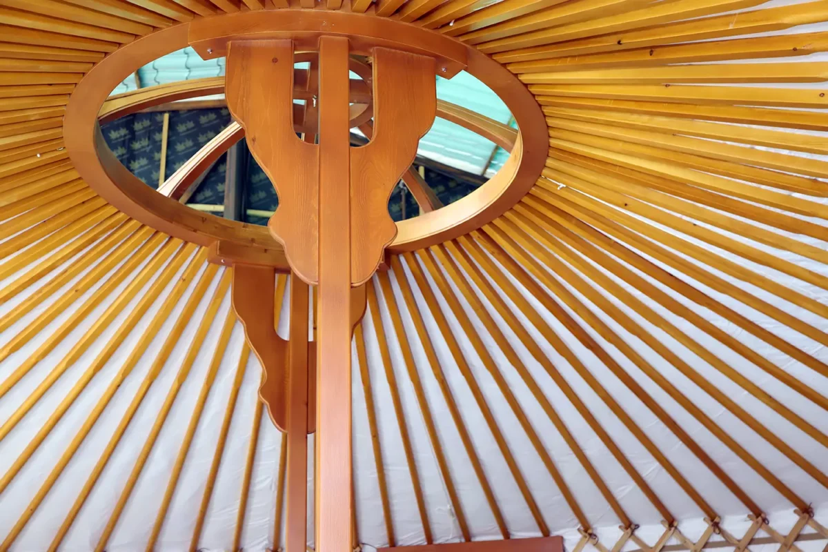 A 22ft yurt with 2 side windows (Yurt #23353) - Image 10