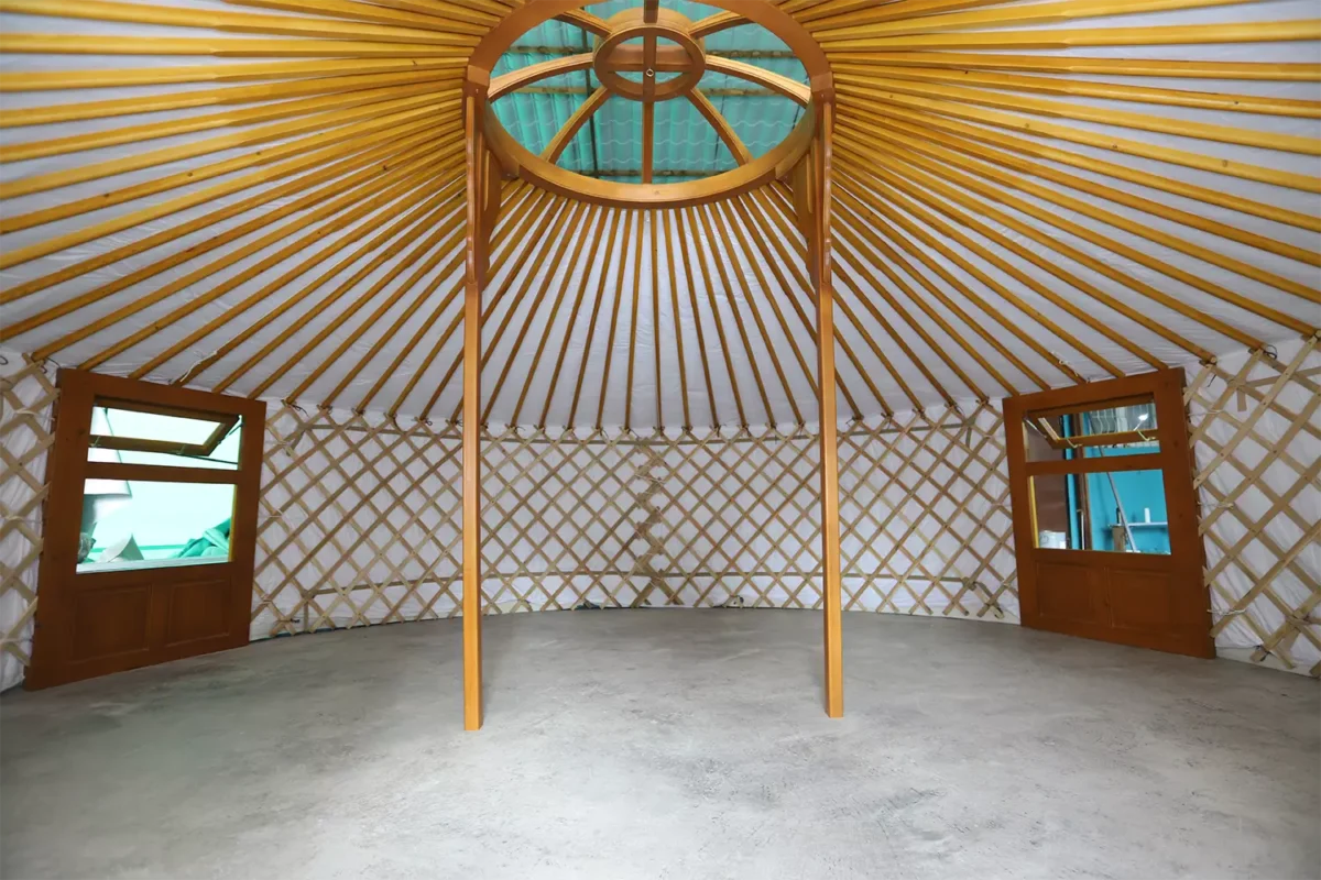 A 22ft yurt with 2 side windows (Yurt #23353) - Image 7