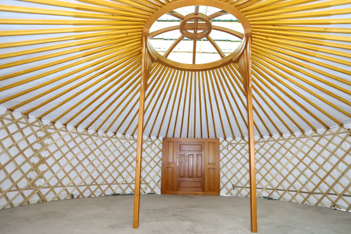 A 22ft yurt with 2 side windows (Yurt #23353) - Image 6