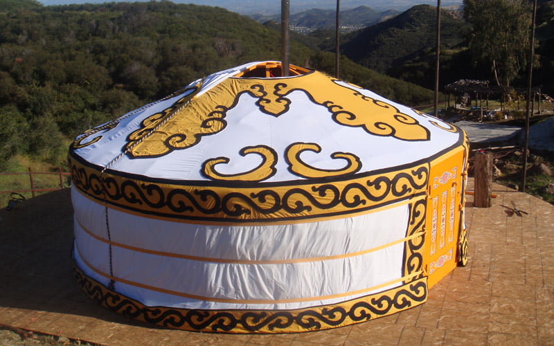 Our first yurt in the USA | Original Yurts