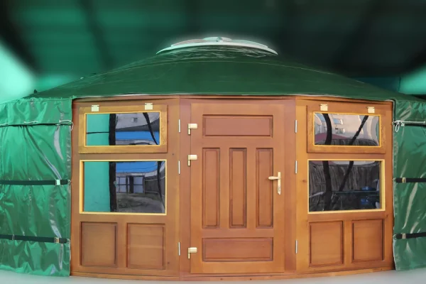 Blog 21 - 8m yurt to Spain - outside